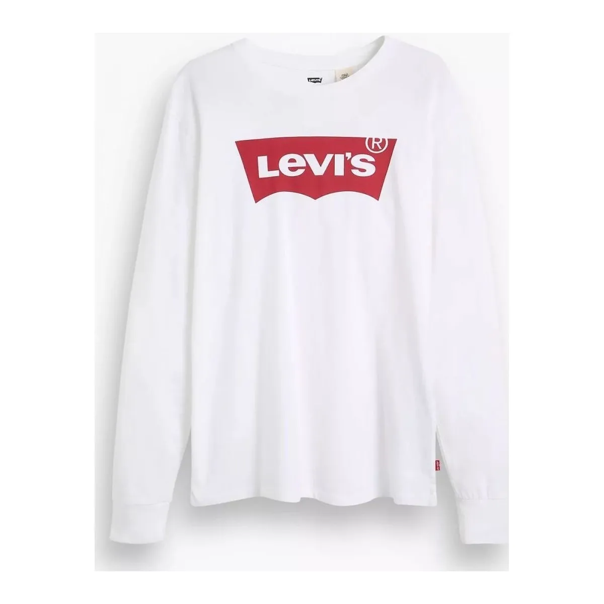 36015 0010 - LONG SLEEVE TEE-BRIGHT WHITE