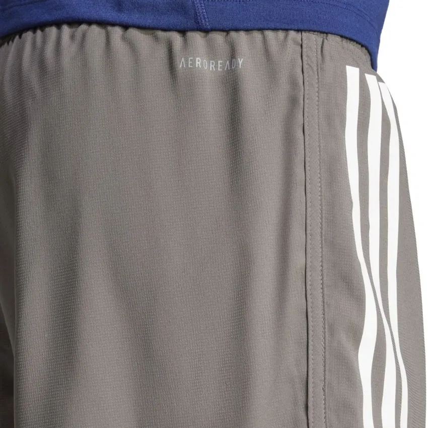 adidas Hombre Shorts Own The Run 3-Stripe 2in1 Shorts Gris 