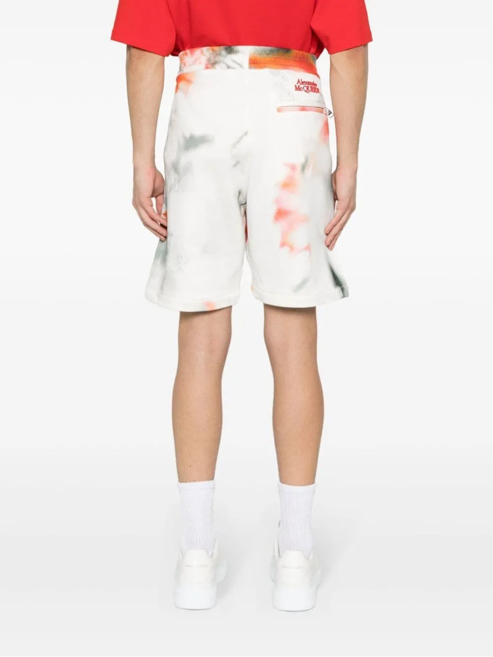 ALEXANDER MCQUEEN SHORTS FLORAL ALLOVER