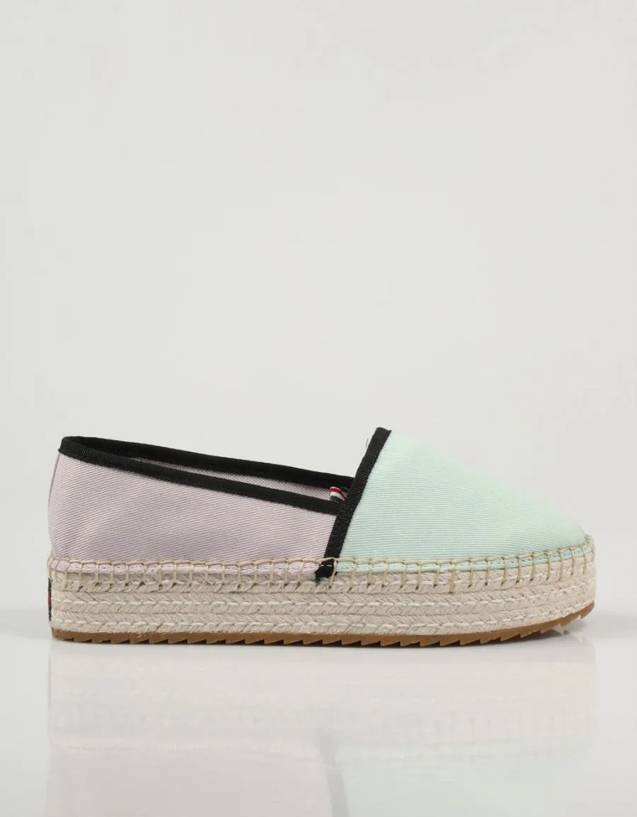  alparcatas TOMMY HILFIGER Tommy Jeans Flatform Espadrille en Multicolor 78610