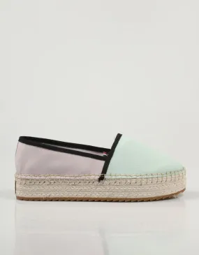  alparcatas TOMMY HILFIGER Tommy Jeans Flatform Espadrille en Multicolor 78610