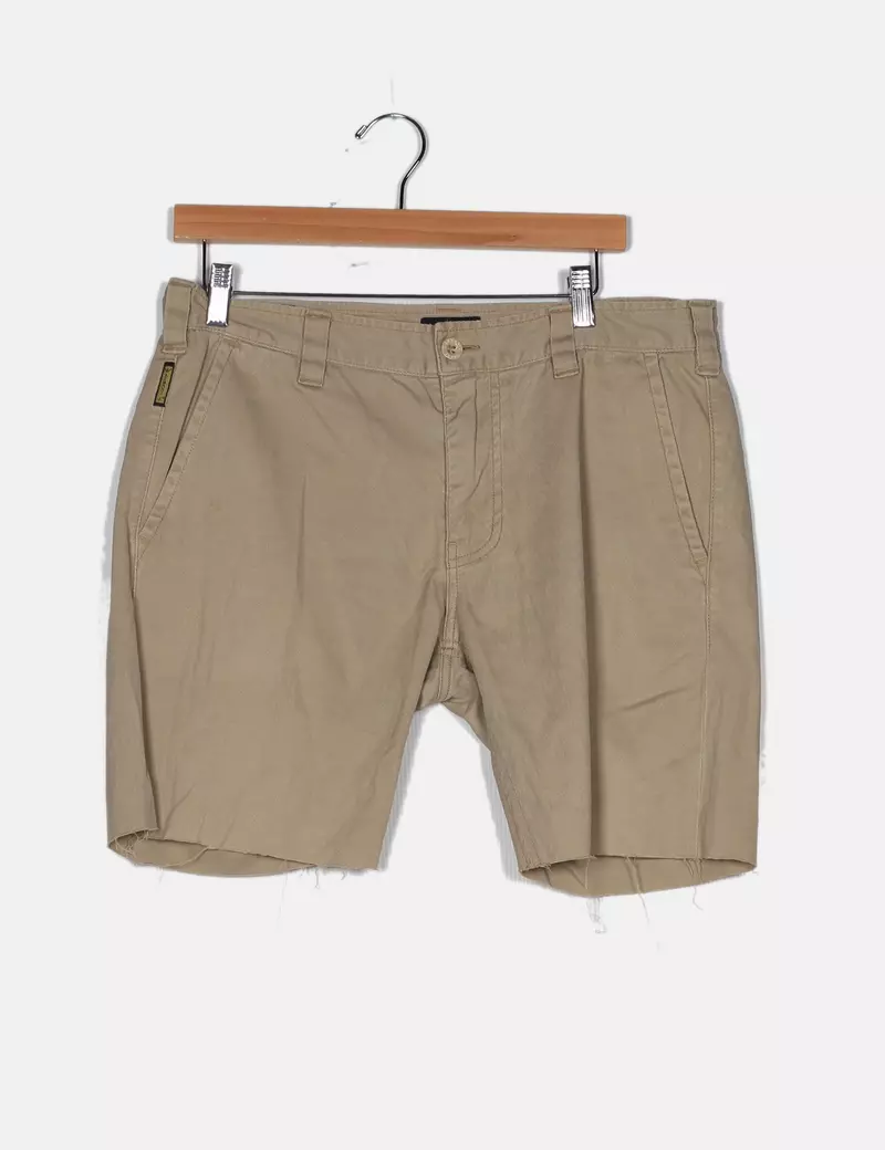 Armani Jeans Bermuda desflecada beige