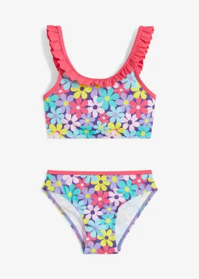 Bikini para niñas (2 piezas) Multicolor estampado