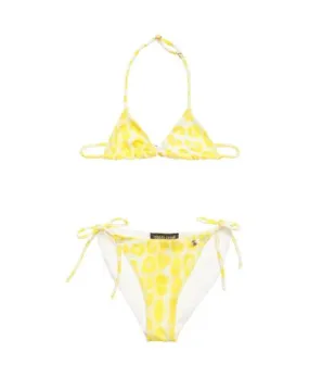 Bikini Roberto Cavalli Niña Leopardo Amarillo