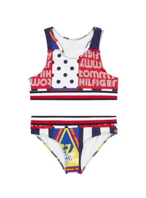 bikini tommy hilfiger patchwork multi para niña