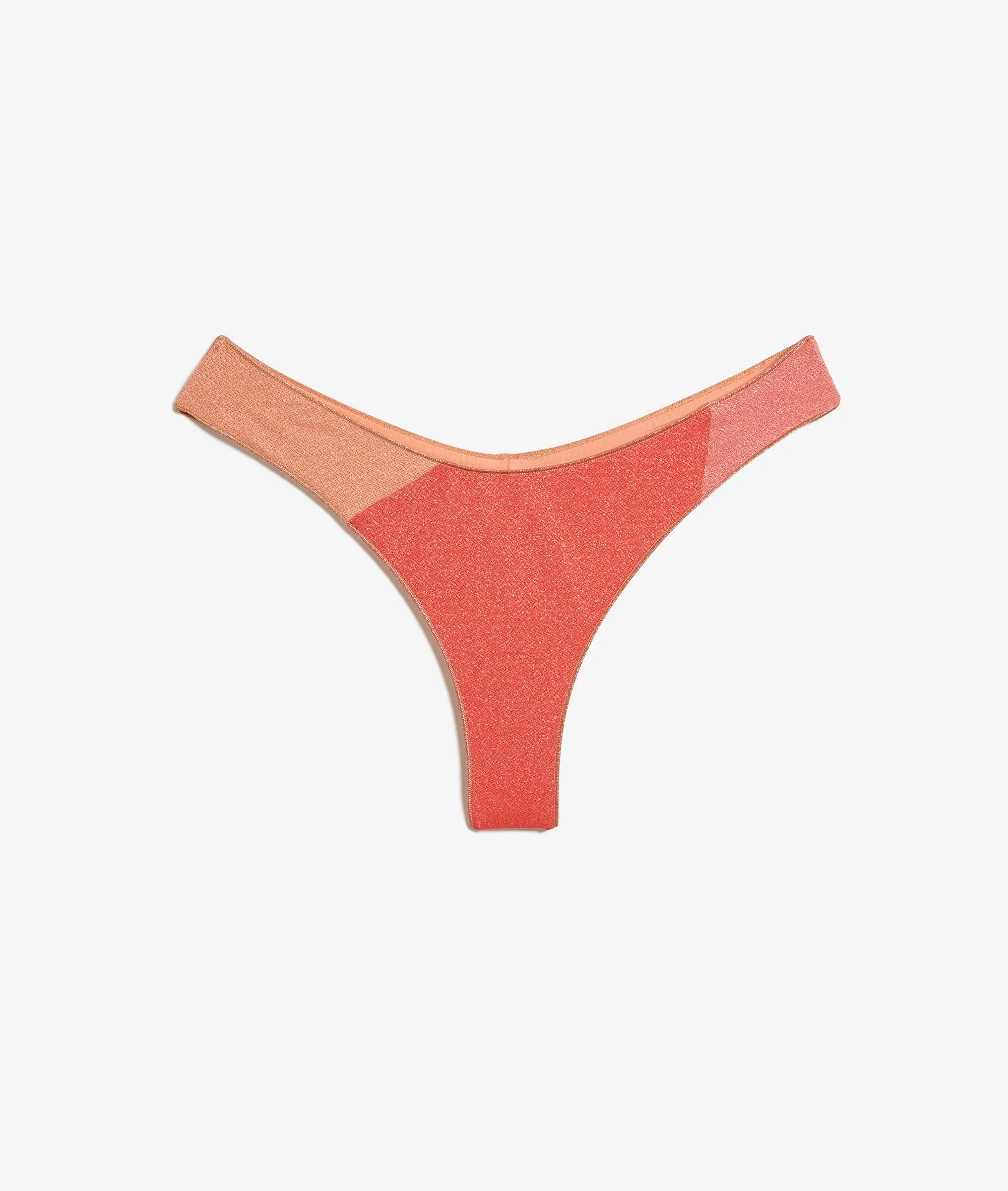 Braguita bikini brasileña, tejido iridiscente BOREAL ROSE - ETAM