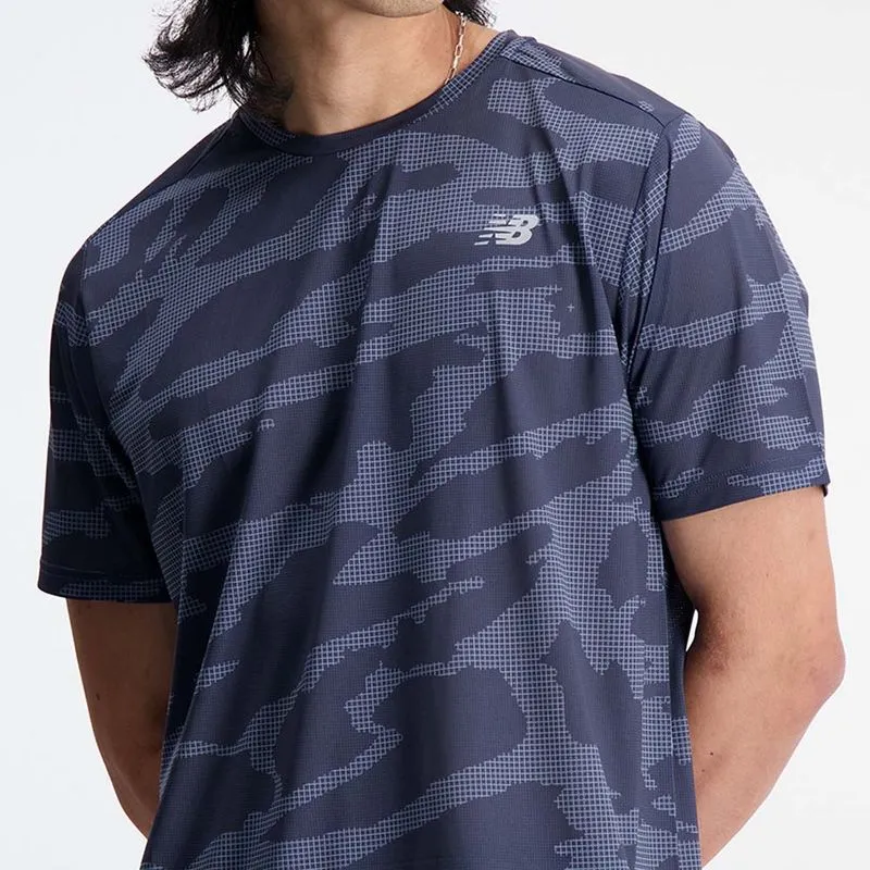 Camiseta Manga Corta Para Hombre Accelerate Sleeve New Balance