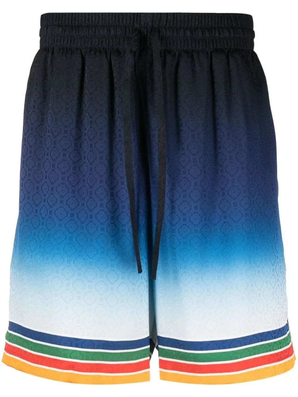 CASABLANCA Silk Shorts With Drawstrings