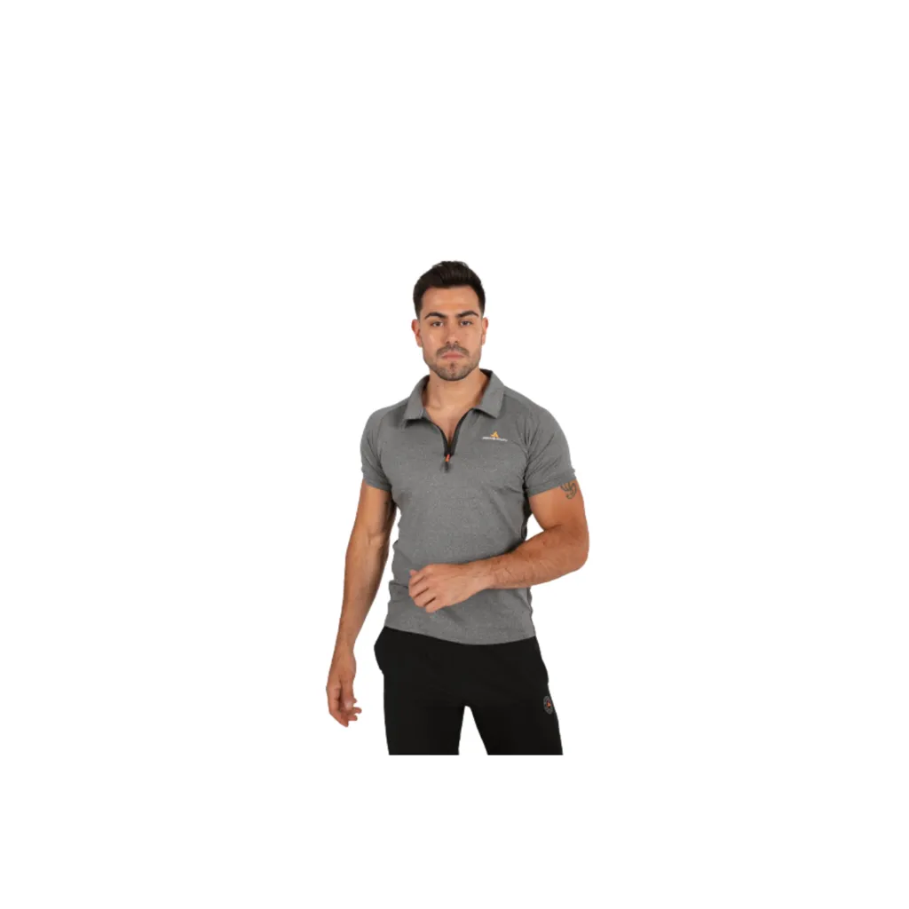 Chomba Deportiva Hombre Urban Luxury Gris +Pack de medias