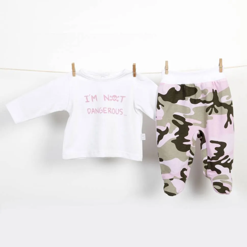 Conjunto bebé CHARLY rosa