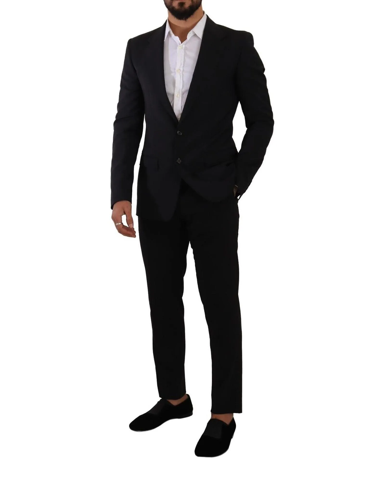 Dolce & Gabbana Classic  Slim Fit Two Button Blazer