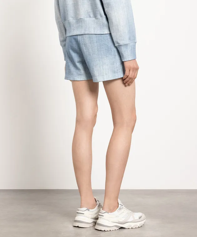 Ermanno Scervino Blue logo shorts