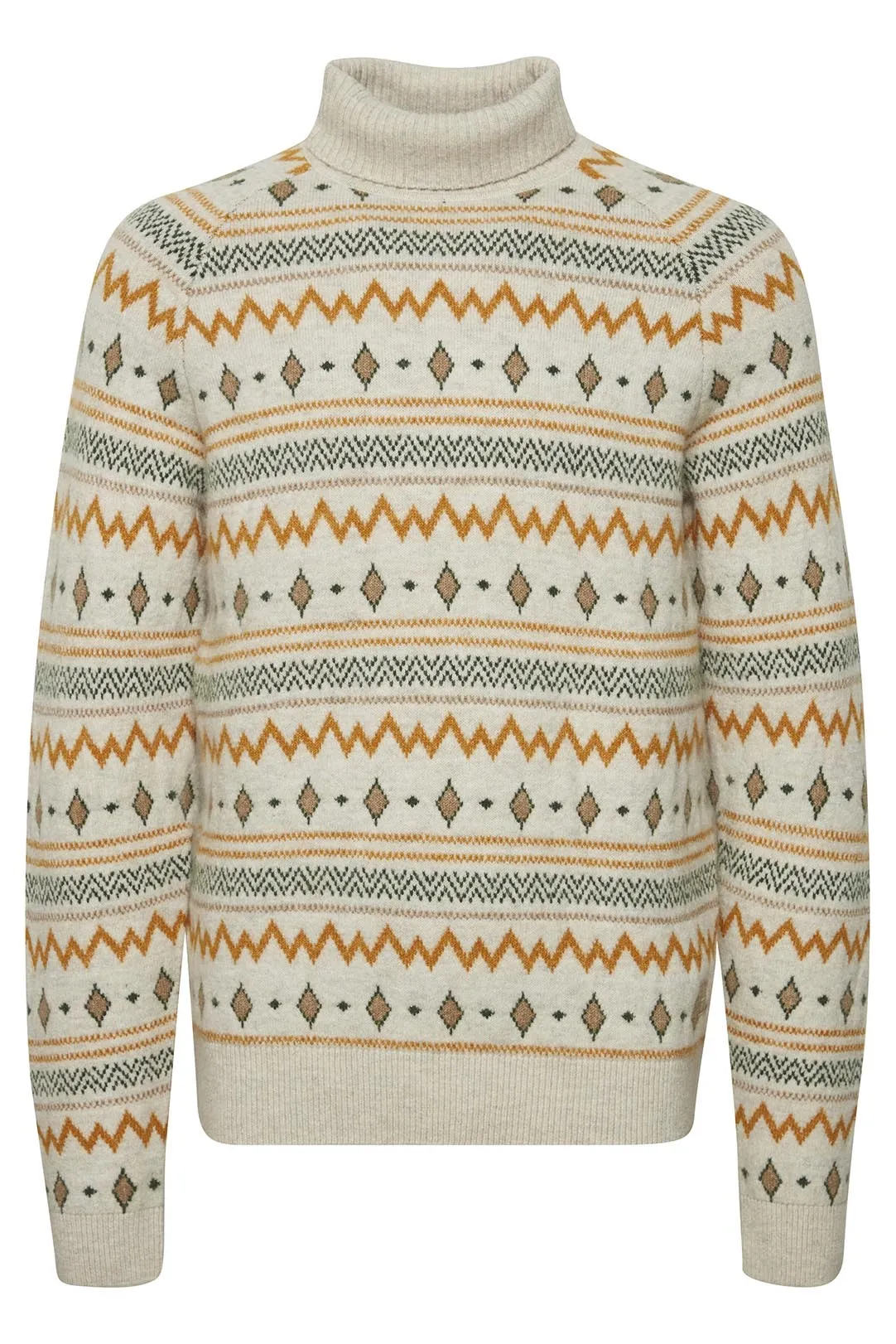JERSEY CUELLO SUBIDO DIBUJADO BEIGE
