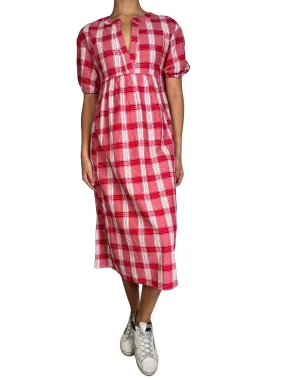 MANGO Vestido Maxi Vichy