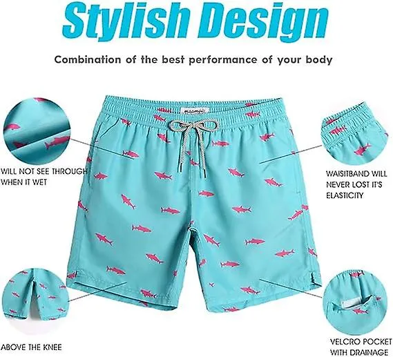 Men's Swimming Trunks Swim Shorts for Beach Vacation Quick Dry for Pool Swimming,XL