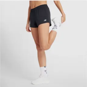 New Balance Mujer Shorts NYC Marathon Shorts 3 Negro 