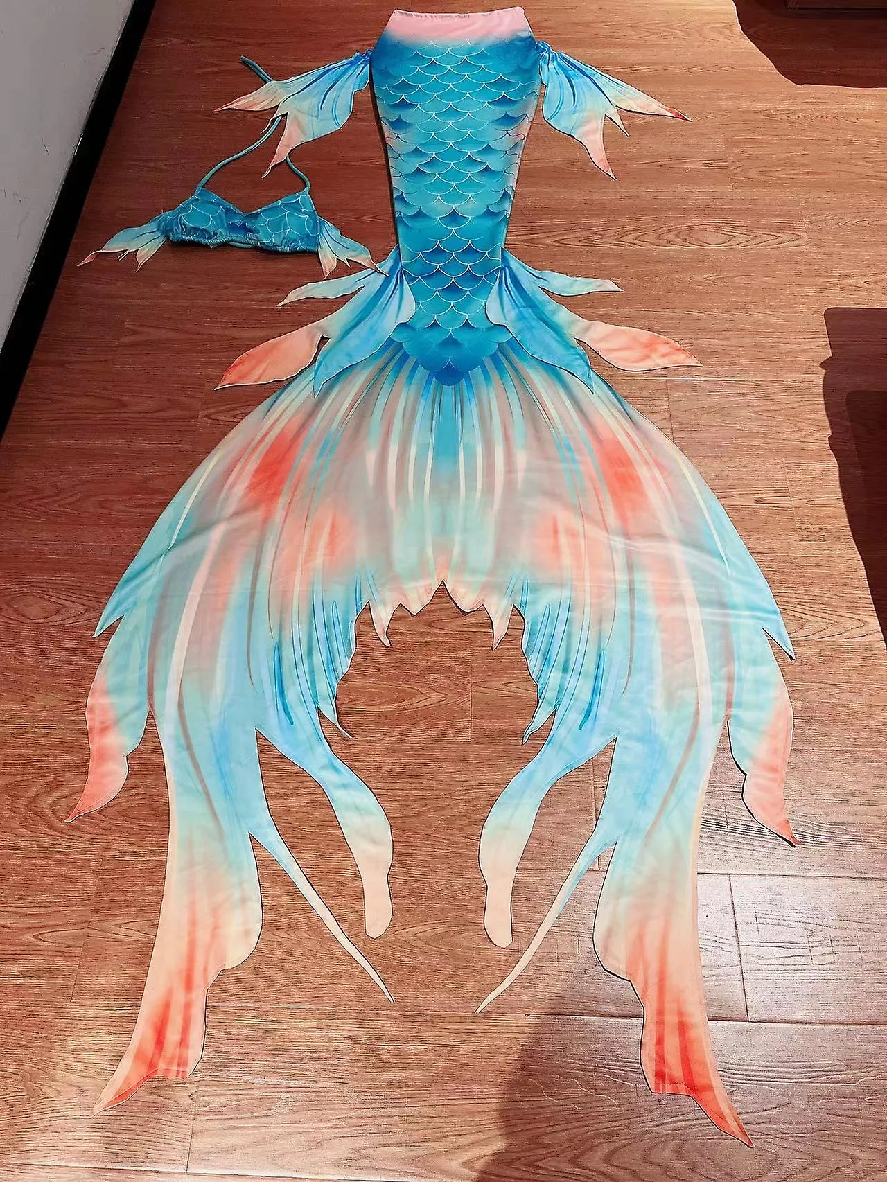 New!big Mermaid Tail Big Mermaid Beach Costumes Adult Women Sexy Bikini Large Tail Skin Swimsuits Summer Tail Skin For Swimming