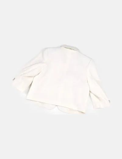 NoName Blazer blanca básica