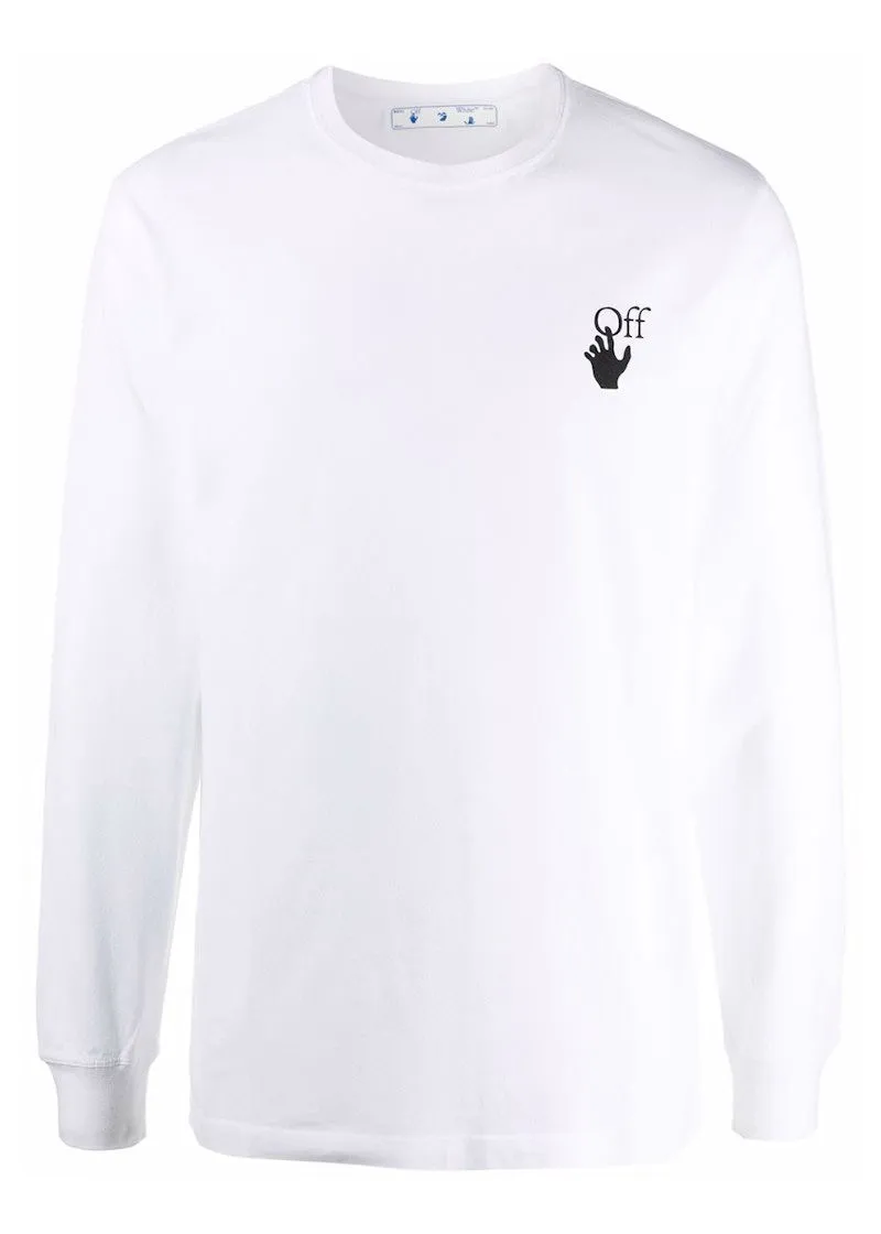 Off-White Degrade Arrows Long Sleeve T-Shirt White