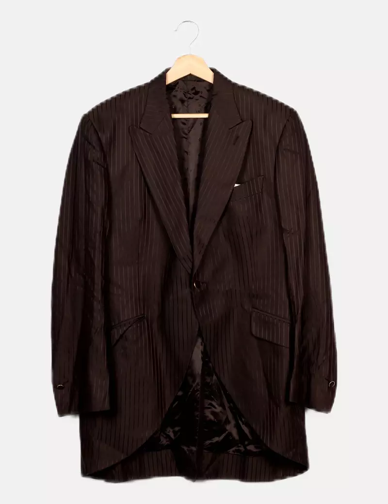 OTTAVIO NUCCIO GALA Blazer marrón estampada