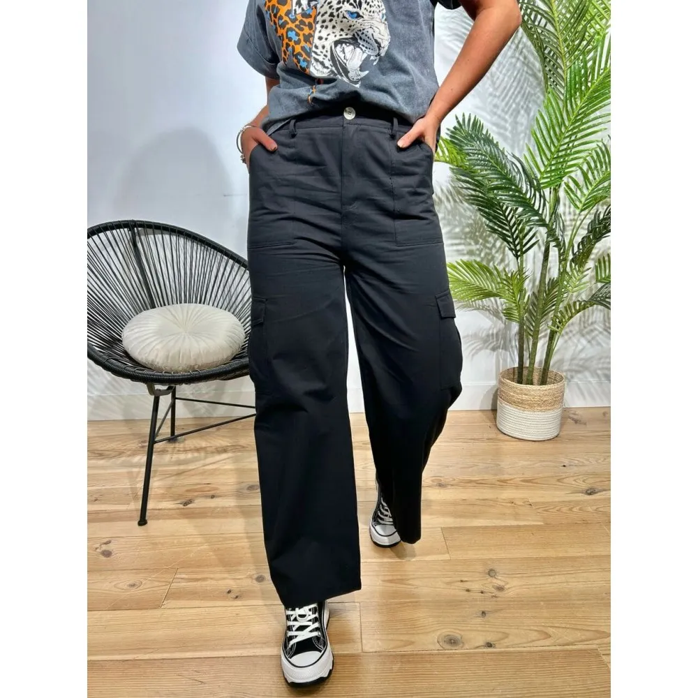 Pantalón Cargo BOSCHO Negro