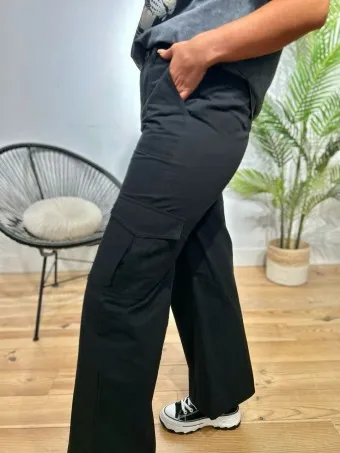 Pantalón Cargo BOSCHO Negro