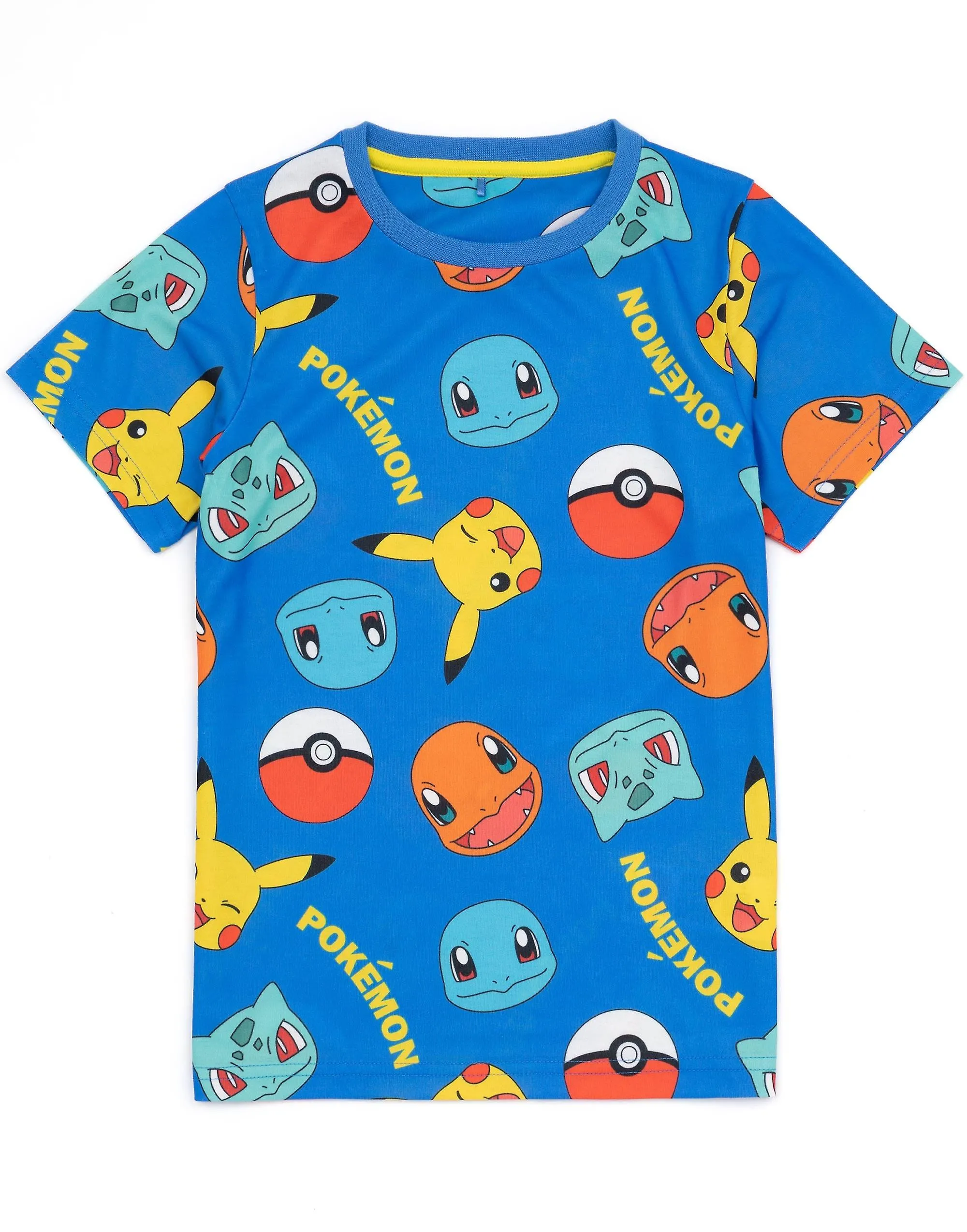 Pokemon Unisex Kids Short Sleeve Short Leg Pyjama Set Multicoloured