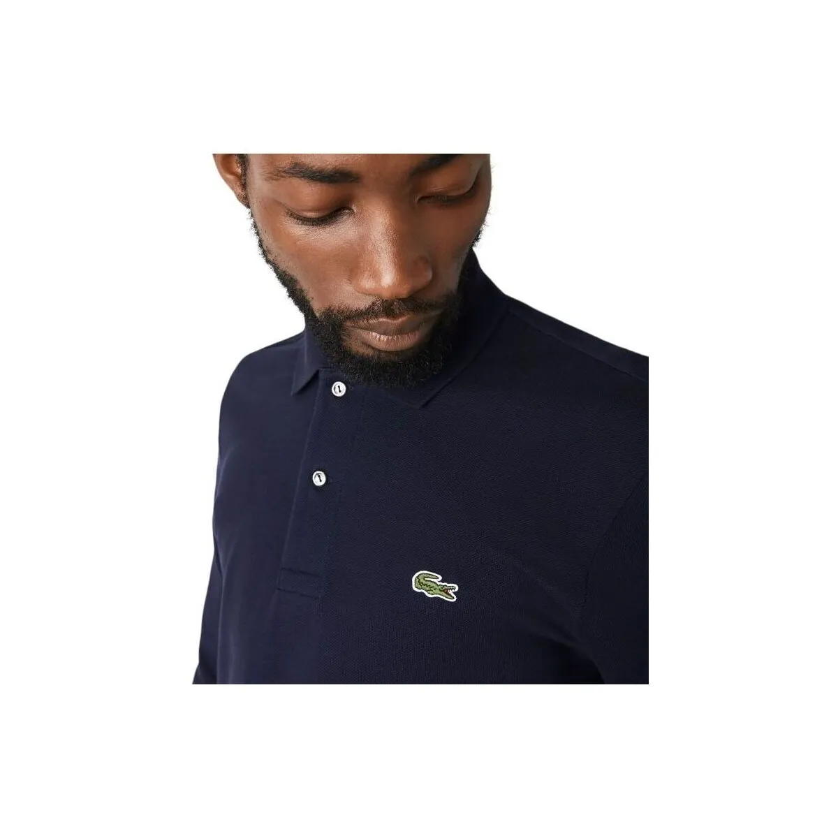 Polo Classic Fit Long sleeve Hombre Navy Blue