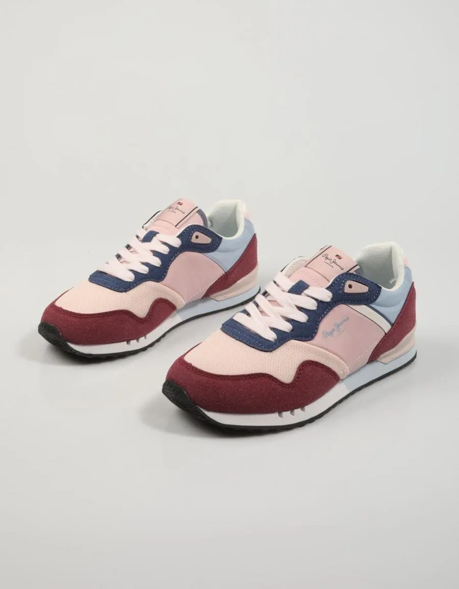  sneakers PEPE JEANS London Classic G Pgs30585 en Pink 83117