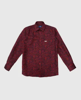 Stefano Ricci Children's silk shirt in a pattern