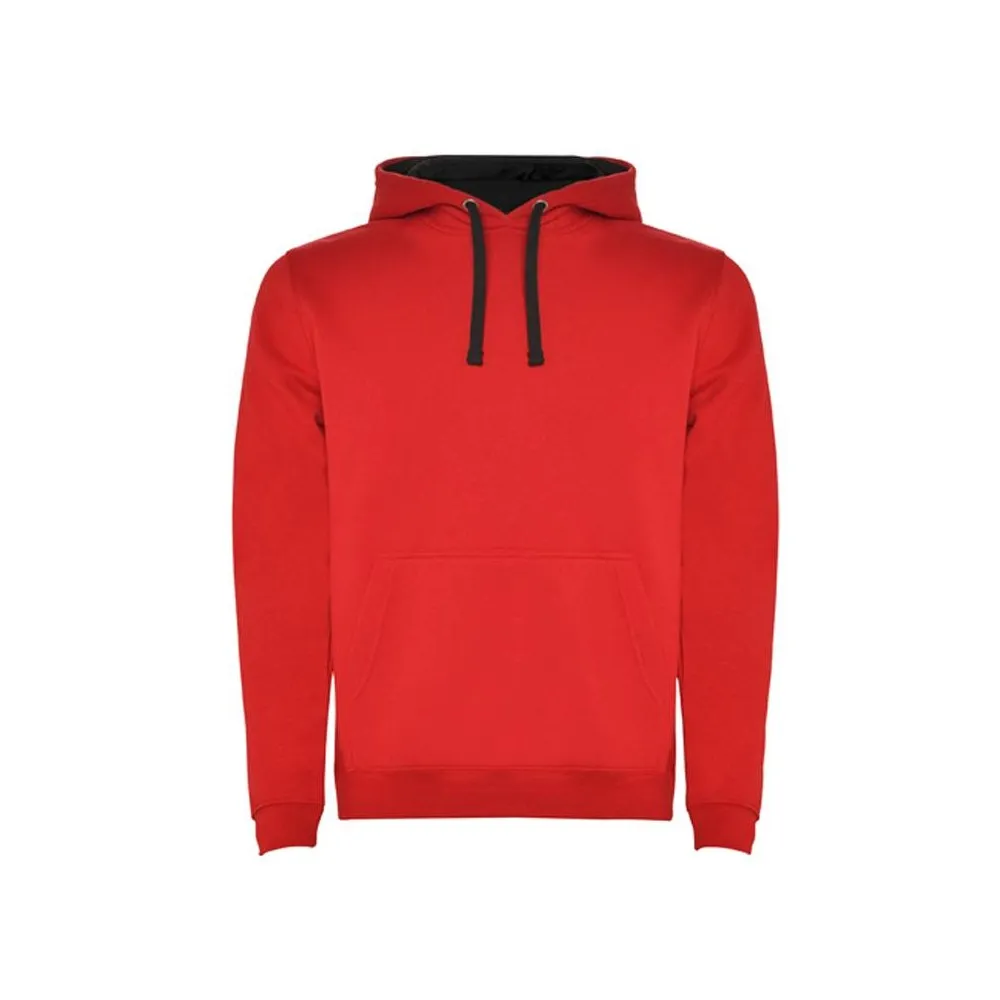 Sudadera con capucha bicolor