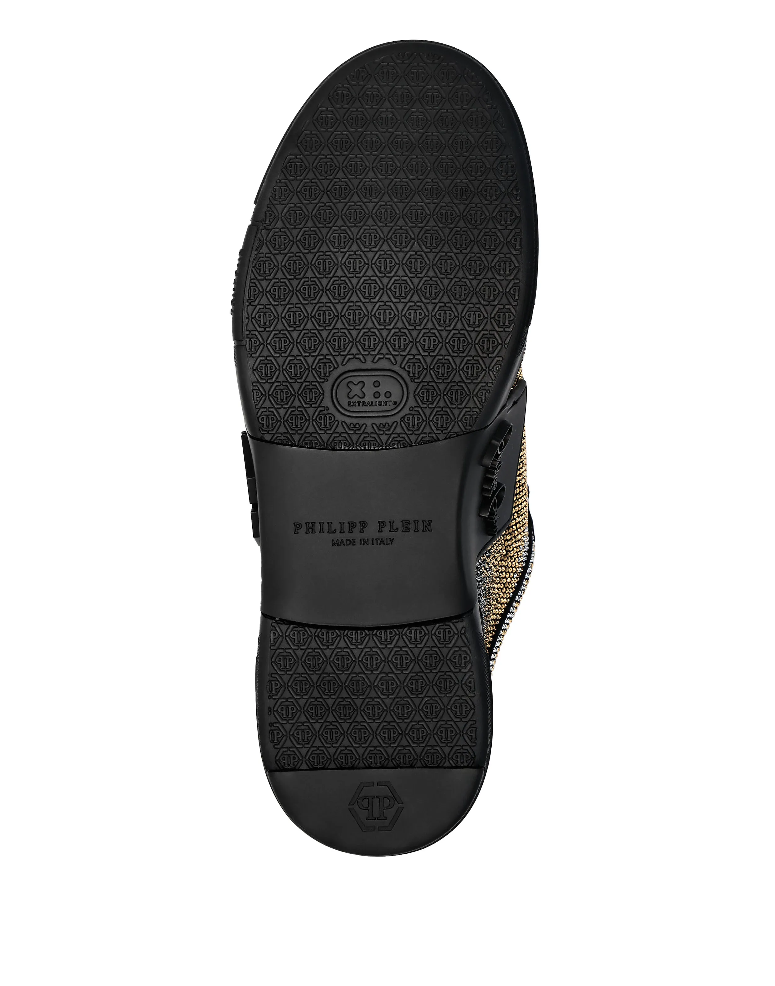 Suede Lo-Top Sneakers Strass Hexagon