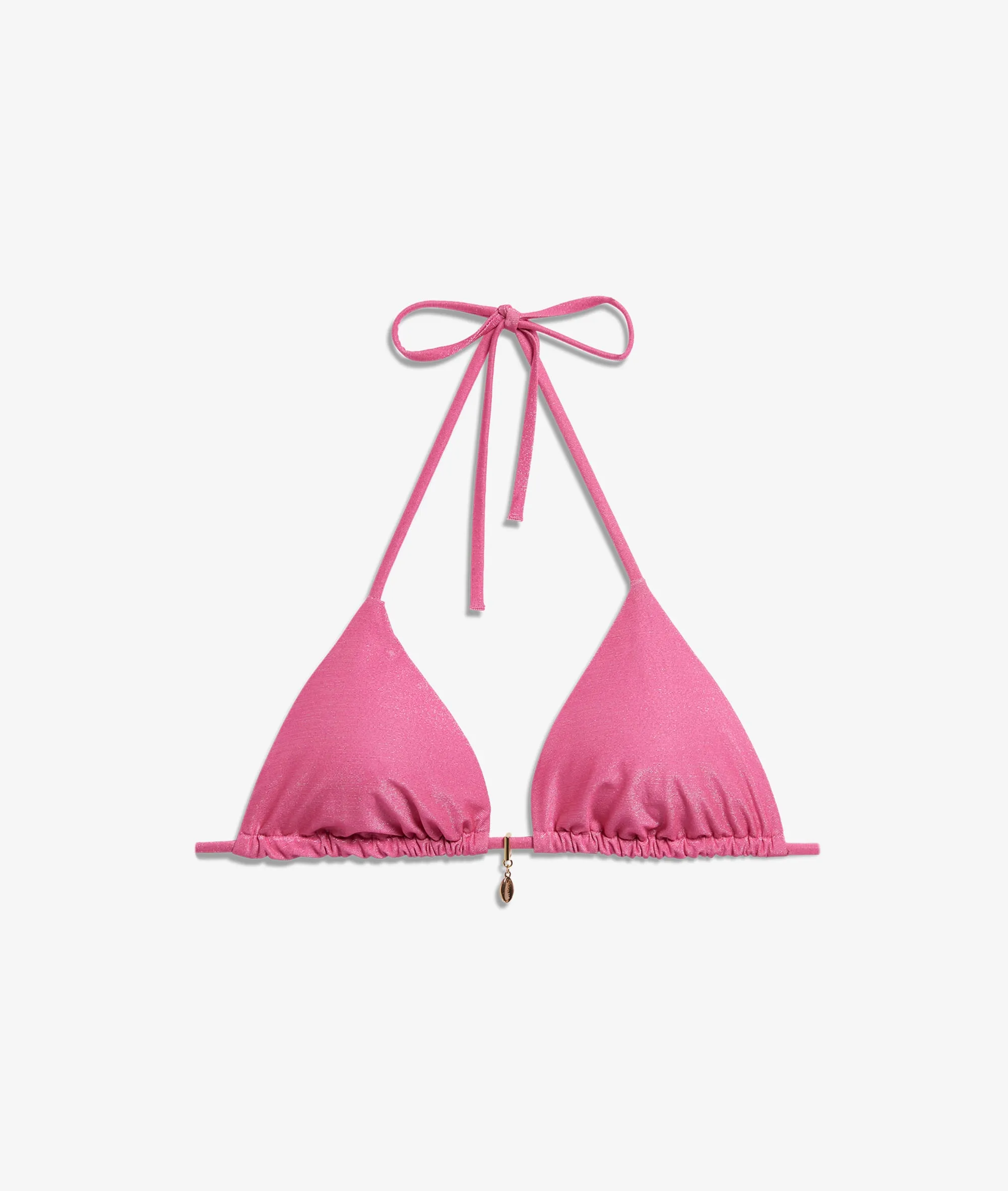 Sujetador bikini triángulo irisado GLOSSUP ROSE BONBON - ETAM