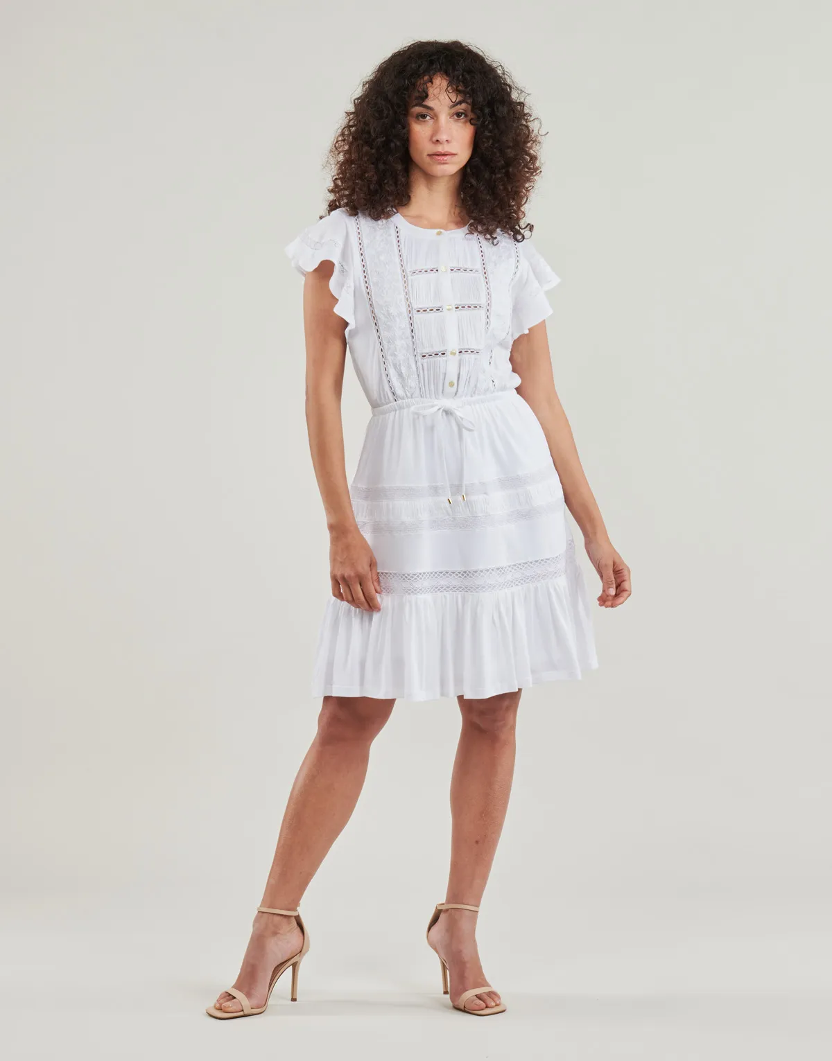 TANVEITTE-SHORT SLEEVE-DAY DRESS