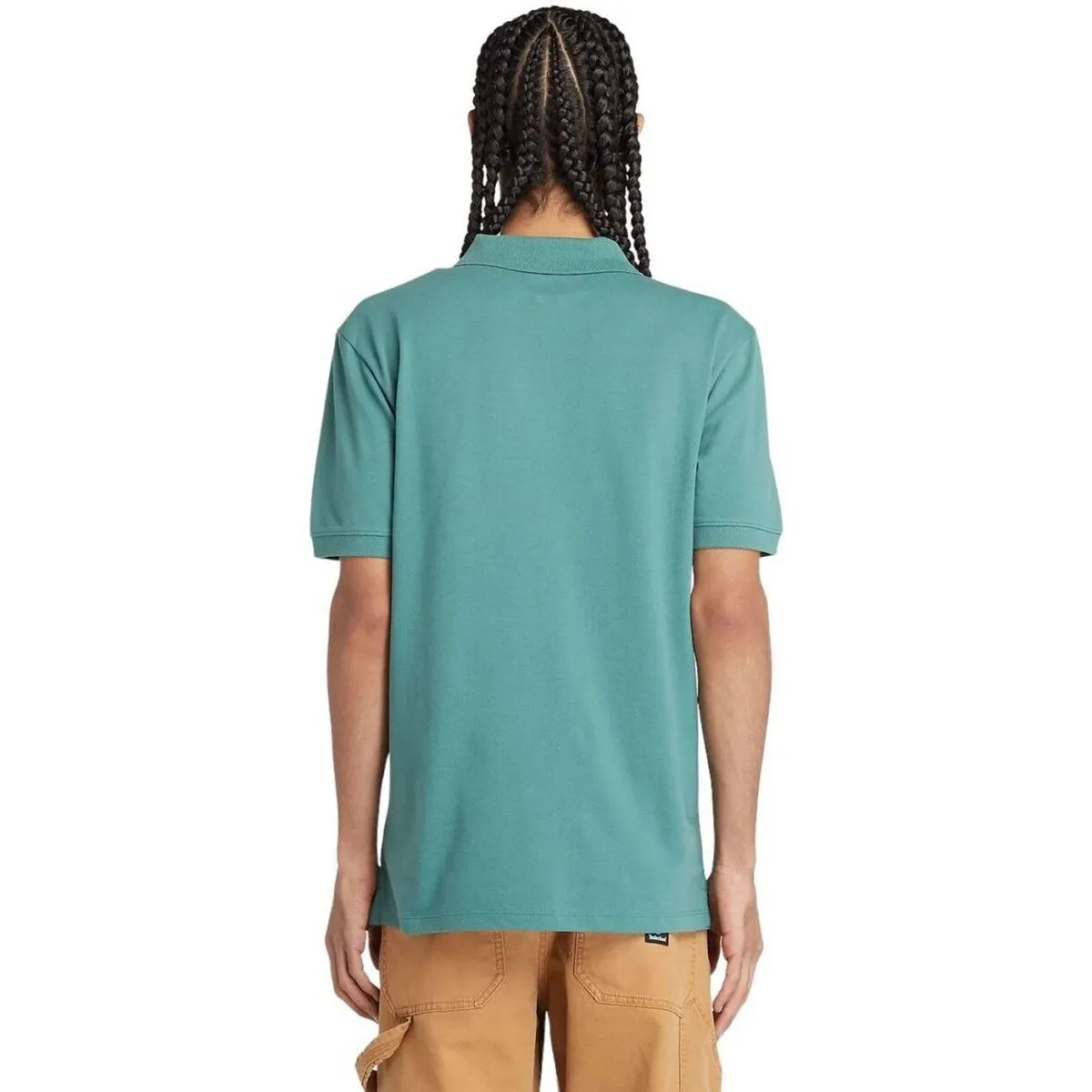 TB0A2DJE - SLEEVE STRETCH POLO-CL61 SEA PINE