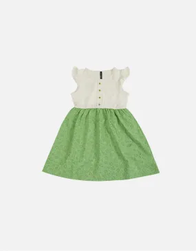 Vestido slim fit verde