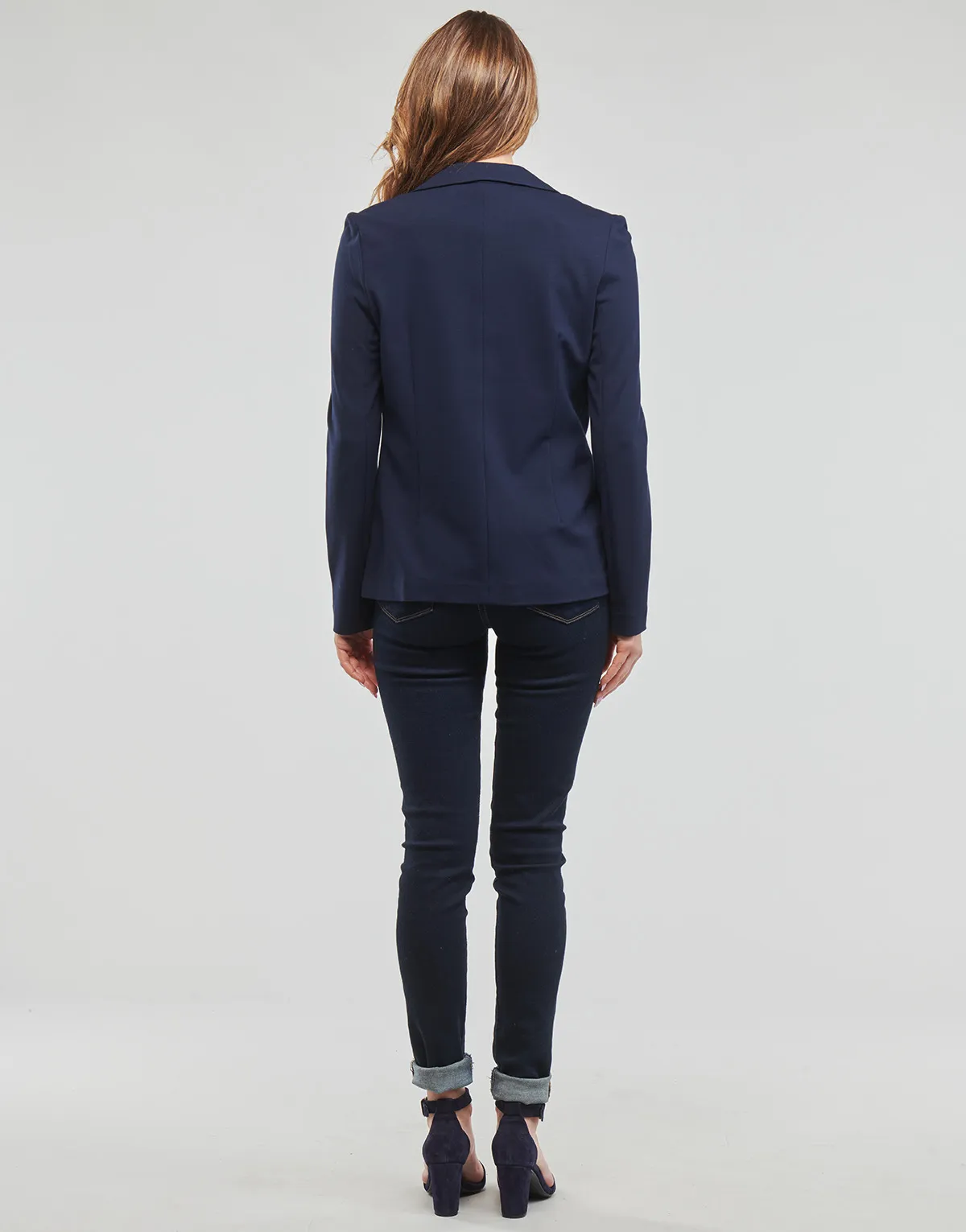 VMEVA LS SLIM BLAZER W. GOLD BUTTON  GA