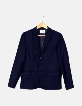 Zara Blazer azul marino básica